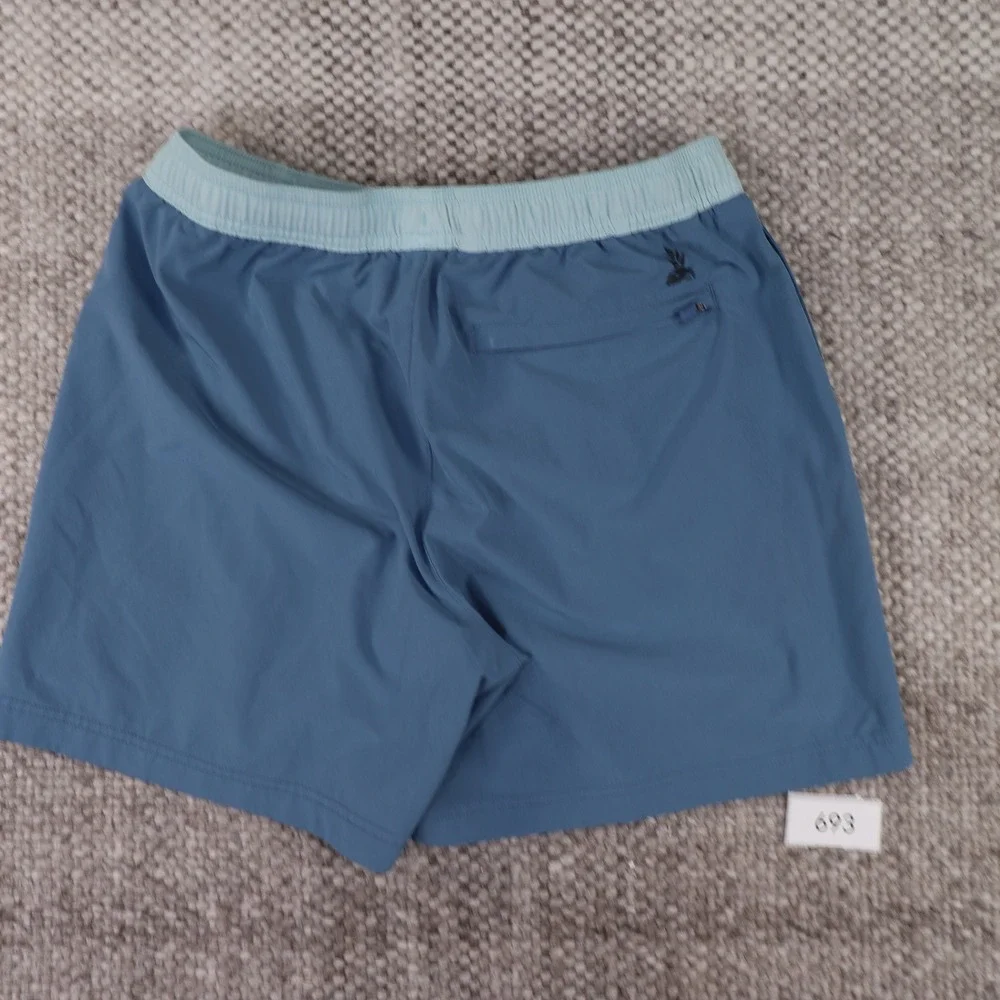 Chubbies Swim Trunks Mens Medium Blue 5.5 Inseam Excellent Compression Liner